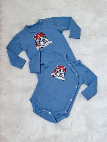 Pirat Bambarillo Body z długim rękawem niebieski