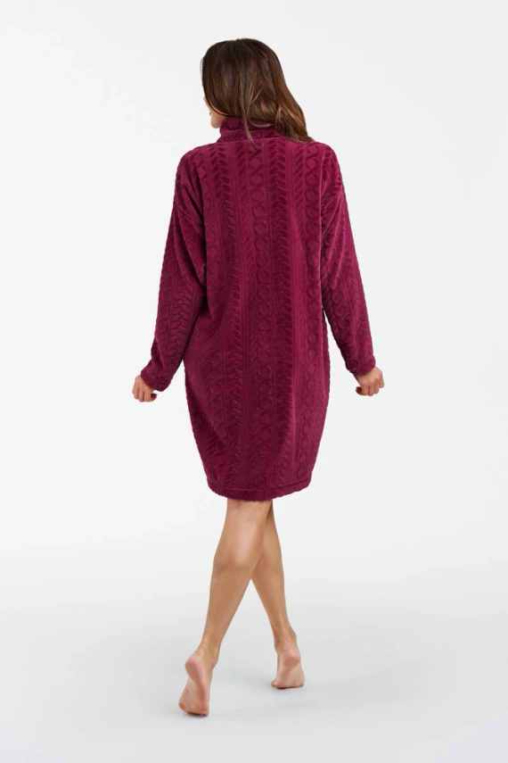 Rena Szlafrok damski Italian Fashion - bordowy