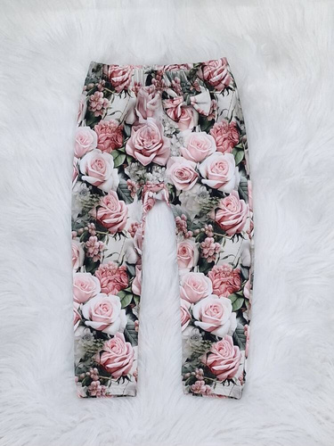 Agnes Spodnie niemowlęce Bambarillo kwiaty