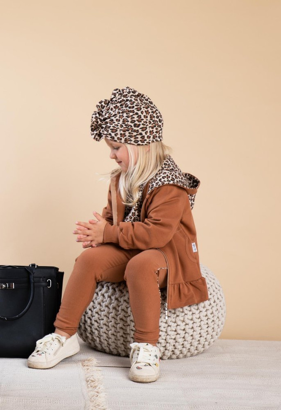 171275 Legginsy dresowe "Mia" Nicol - brązowy