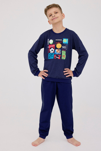 478/159 268/159 Winner Piżama chłopięca Cornette granatowy