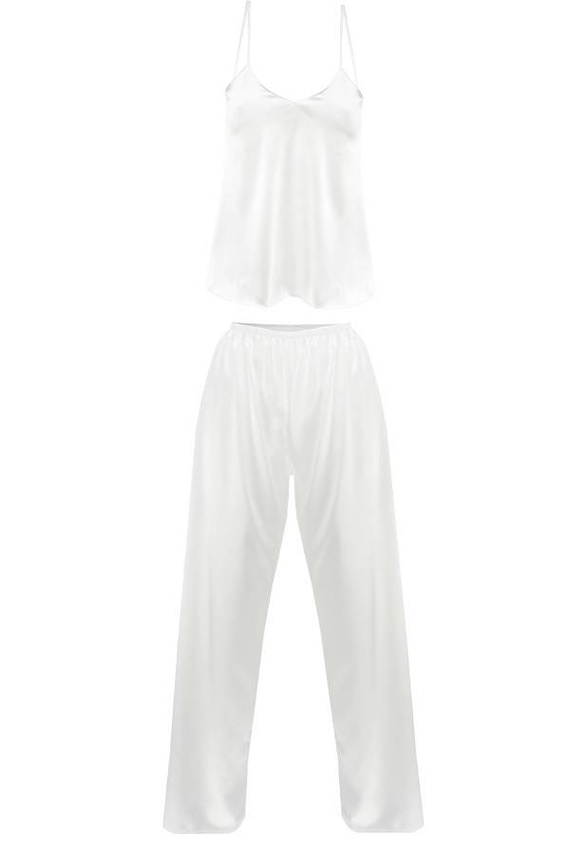 Iga Komplet Damski Piżama DKaren - Jasny Ecru