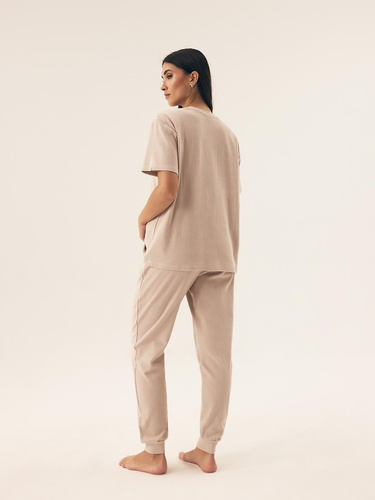 43349 Nilsa Piżama Damska Henderson - beżowy