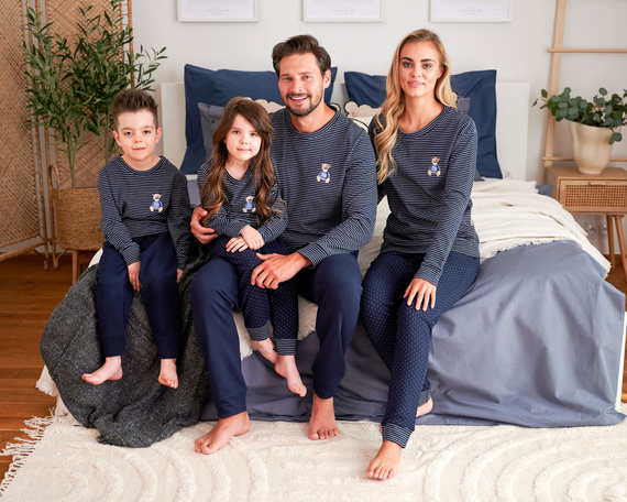 Piżama dziecięca 5256 Unisex Doctor Nap - navy blue