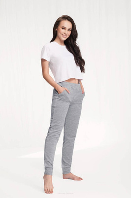 310 Welur Luna Spodnie dresowe Damskie szary