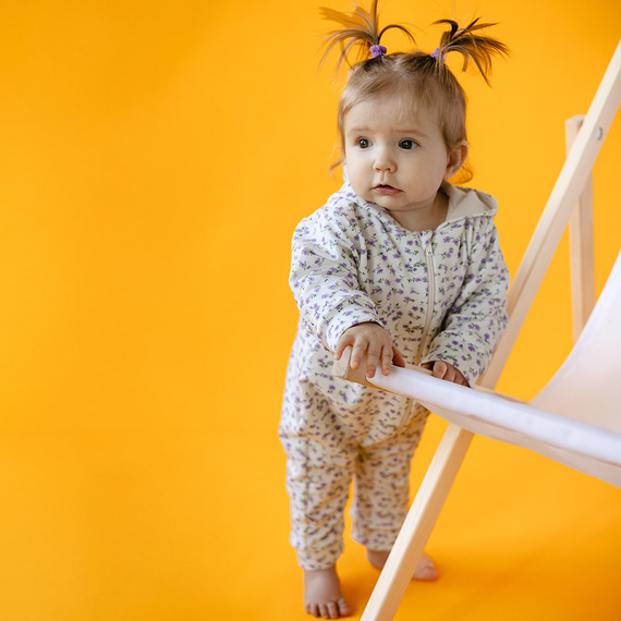 Dogs & Spots Eevi Dresowy Pajac z kapturem - róż