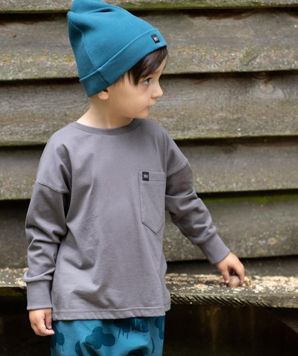 Teo Pinokio Bluzka dla chłopca - grafit