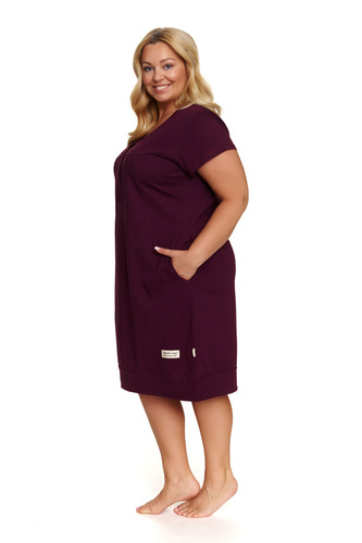 Koszula Nocna 4348 Doctor Nap - burgundy