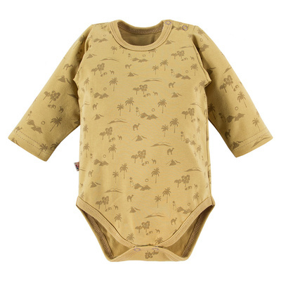 Sahara Eevi Body z długim rękawem - żółty