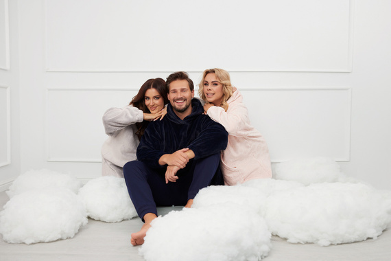 Runa Kocobluza damska z kapturem Italian Fashion - różowy