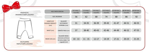 Cherry 1710S Spodenki niemowlęce Marija - powder pink 