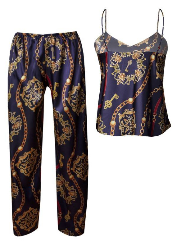 DK-KI Komplet Damski Piżama DKaren - 14 czarny