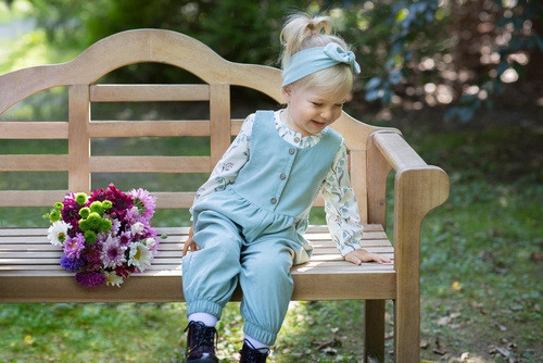 "My Garden" Pinokio Ogrodniczki niemowlęce - mięta