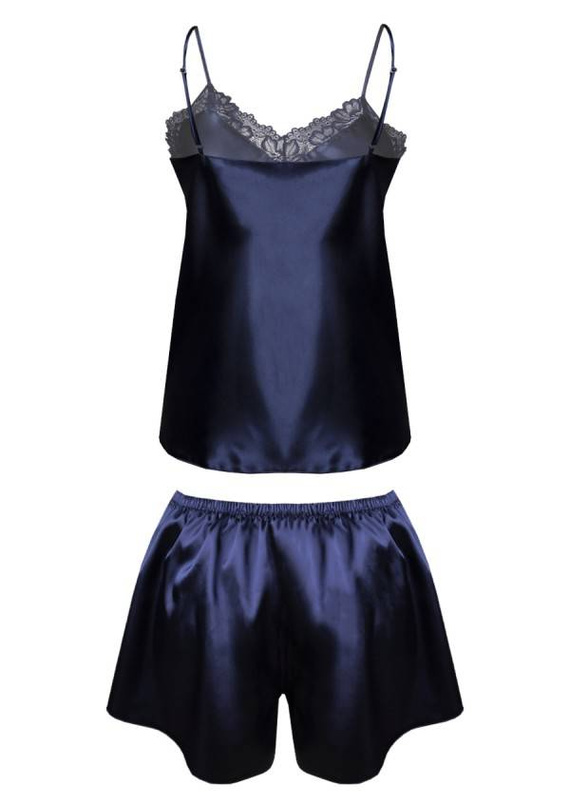 Samantha Piżama Damska satynowa DKaren - granat