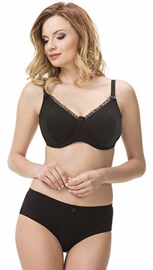 MM46 Biustonosz do karmienia Kostar czarny