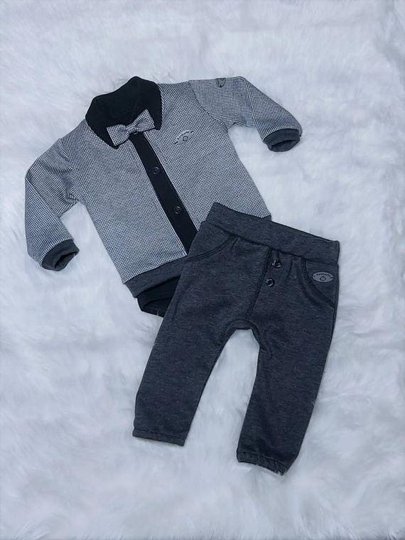 Miłosz Bambarillo Body z długim rękawem czarny