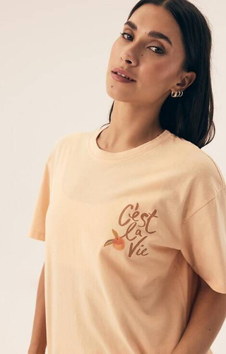 42684 Naranja Piżama Damska Henderson - peach