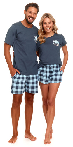 4416 Piżama Męska Doctor Nap - deep blue