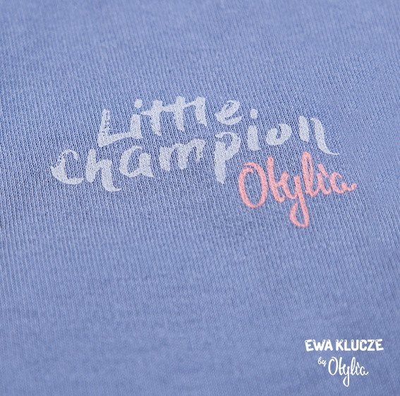 Body niemowlęce "LITTLE CHAMPION" dla dziewczynki Ewa Klucze grafit