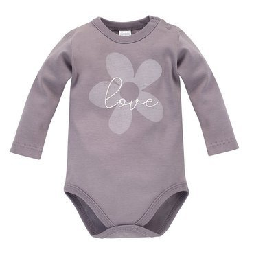 Happiness Pinokio Body z długim rękawem - szary