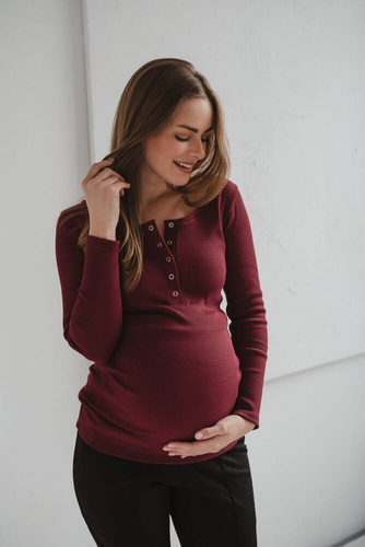 Spodnie Milk&Love dresowe ciążowe granatowy