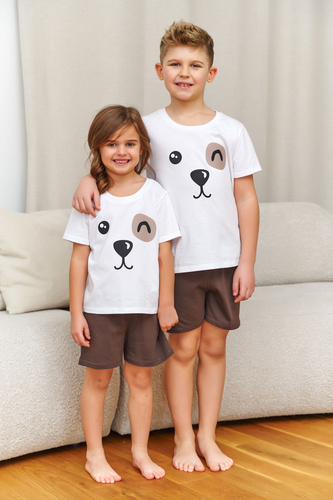 Piżama dziecięca 7202 Unisex Doctor Nap - burgundy