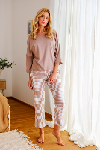 5119 Piżama Damska Doctor Nap - beige
