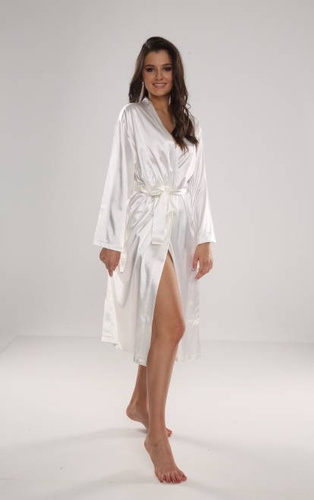 798 Classic szlafrok damski Forex - perłowy