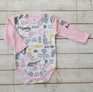 Body niemowlęce Koala-"Zwierzyniec"  róż