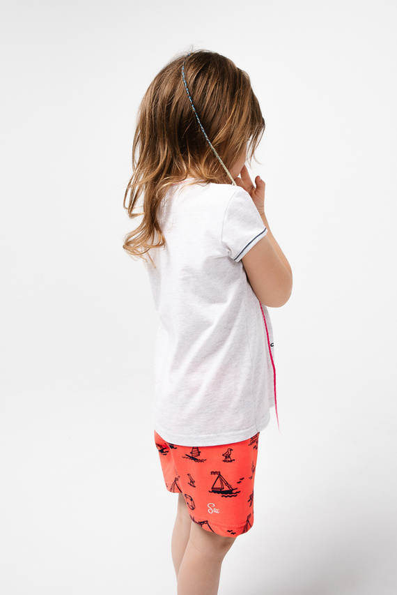 Marina Italian Fashion Piżama dziewczęca - jasny melanż