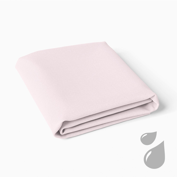 Eevi Prześcieradło dziecięce nieprzemakalny - jasny różowy