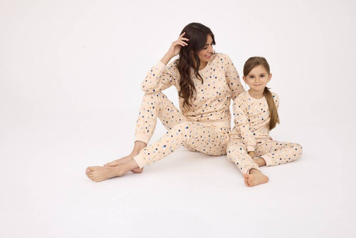 163/378 Maya Piżama damska Cornette beżowy