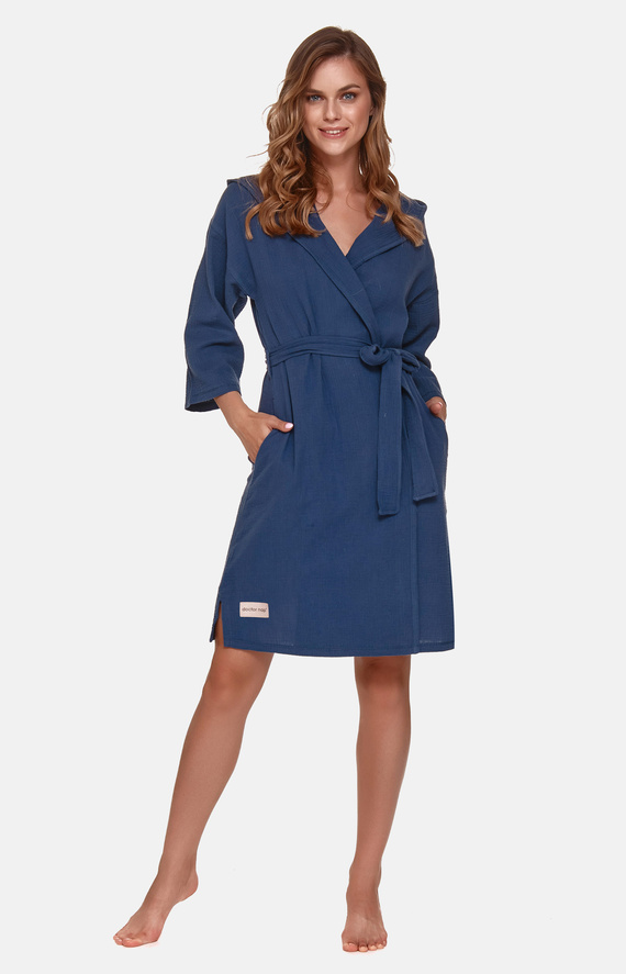 9904 Szlafrok damski Doctor Nap - cosmos, muślin