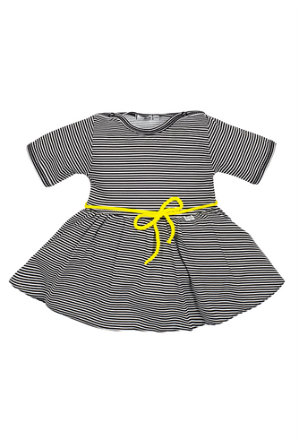 224 Neon Zebra Sukienka w kratkę Marija - paski