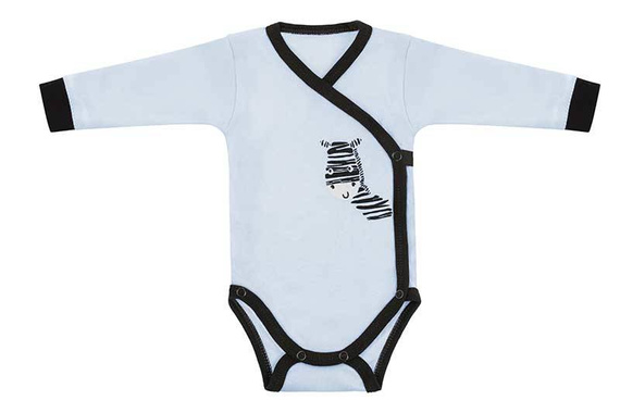 Komplet 2-częściowy "Zebra" Terjan - niebieski