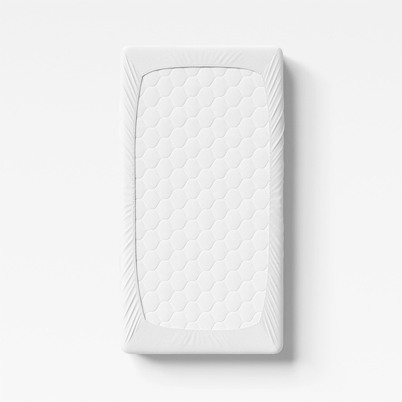 Eevi Prześcieradło dziecięce bawełniane - biały