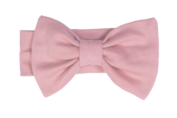 1716K Cherry Opaska z dużą kokardą Marija - różowy