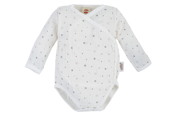 Body rozpinane muślinowe "Muslin Stars" Makoma 