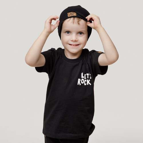 Lets Rock Pinokio Koszulka z nadrukiem -  czarny