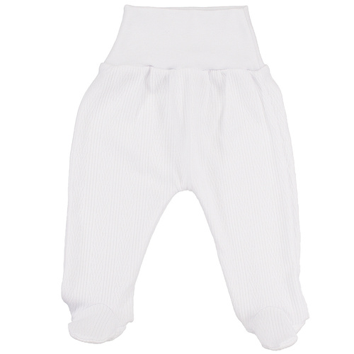 Ażur warkocz Martex Komplet body z półśpiochem biały