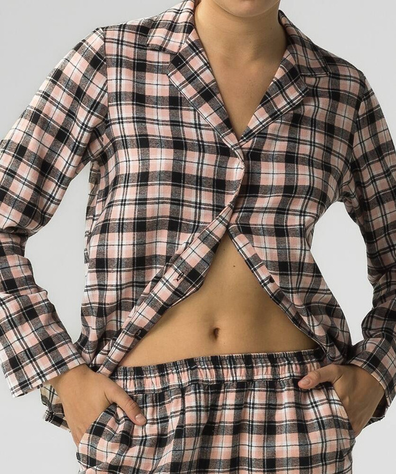 NLP-486 Piżama Damska "Pech Effect" Atlantic czarny beżowy