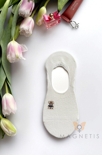 Magnetis YN-251132 – baleriny damskie z wiskozy z silikonem