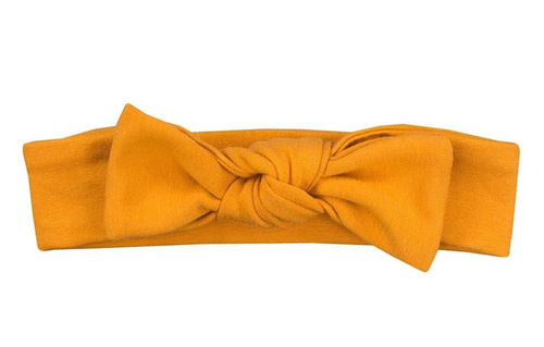 Opaska z kokardką SIMPLY COMFY - miodowy