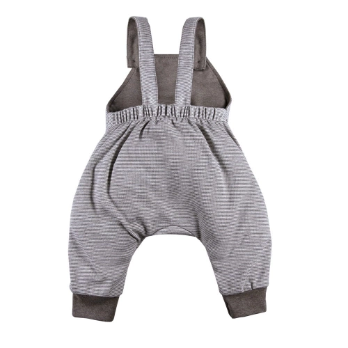 UNIQUE Ewa Klucze Ogrodniczki niemowlęce - grafit 