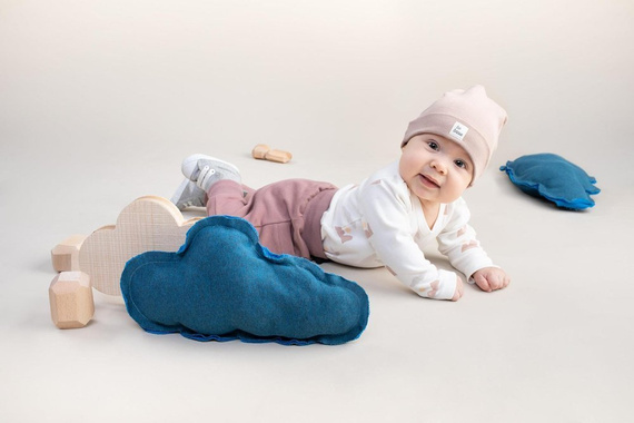 "Dreamer" Pinokio Body z długim rękawem- ecru druk