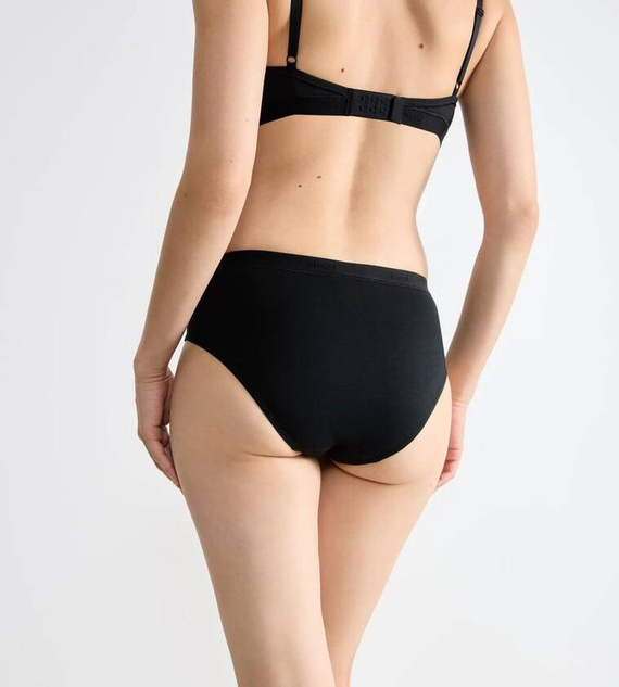 Go Casual Midi Figi Damskie Sloggi - black