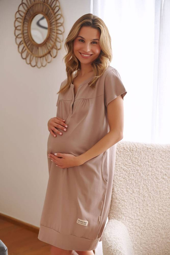 Koszula Nocna 4348 Doctor Nap - beige