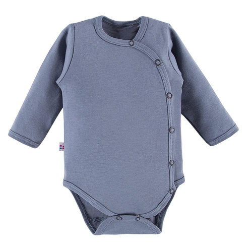 Run&Fun Eevi Body z długim rękawem rozpinane-stalowe