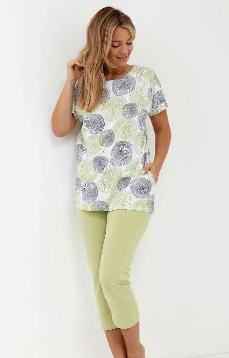 254 Piżama damska Cana - zielona