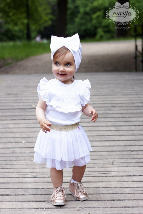 071KR Princess Body na ramiączkach Marija - biały